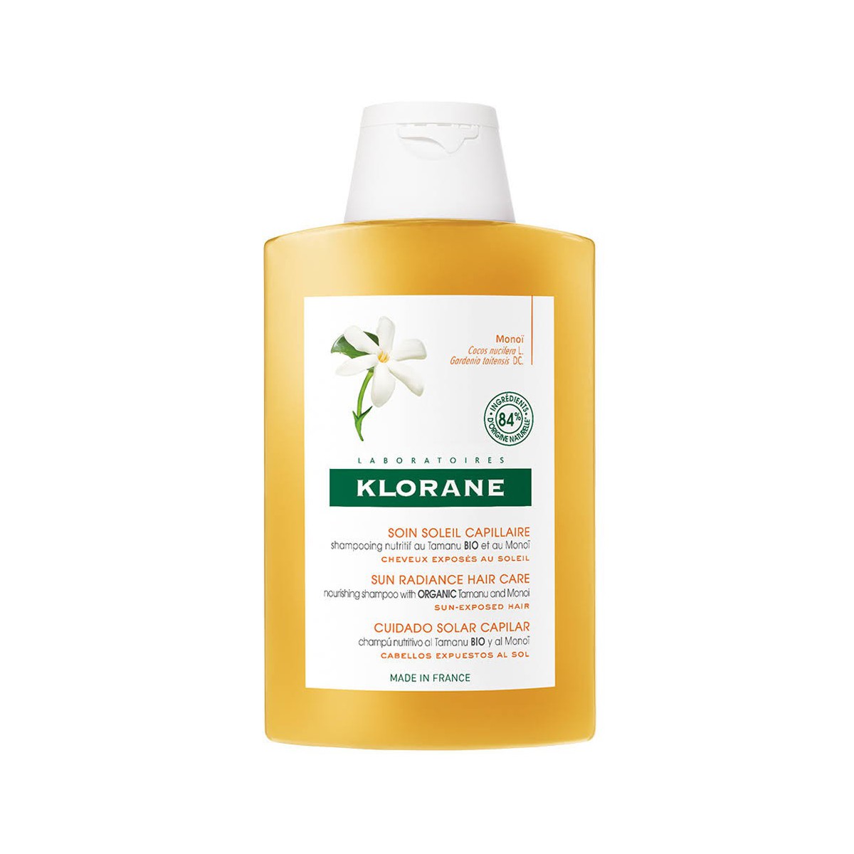 klorane champu tamanu y monoi 200 ml