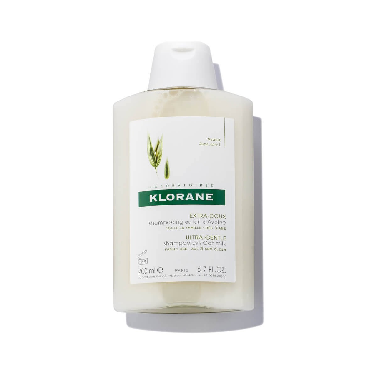 klorane champu a la leche de avena 200 ml