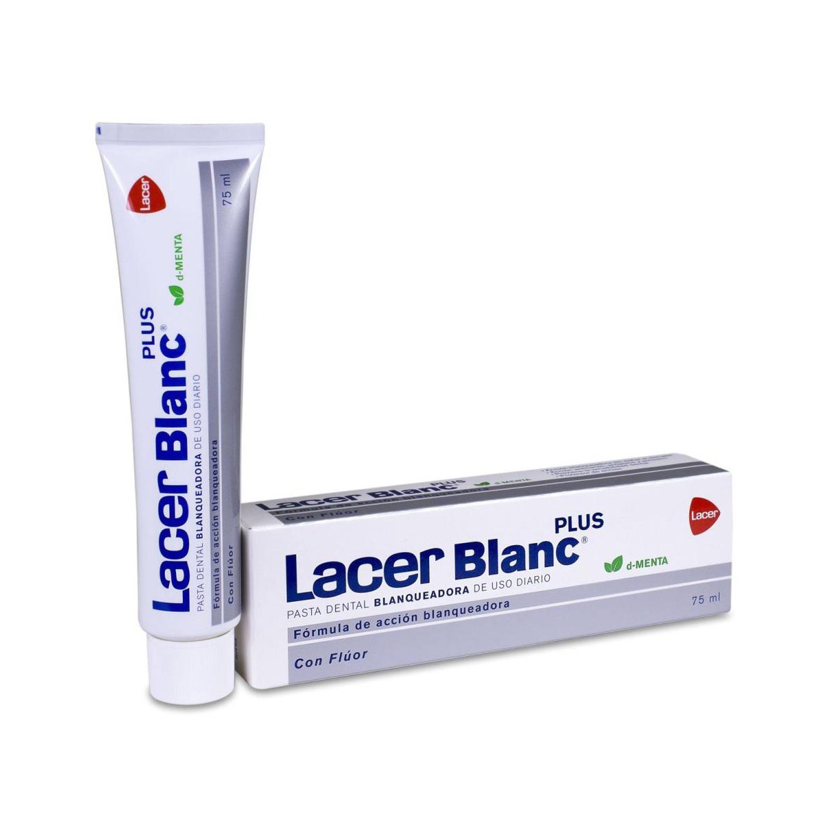 lacer blanc plus pasta dental menta 75ml
