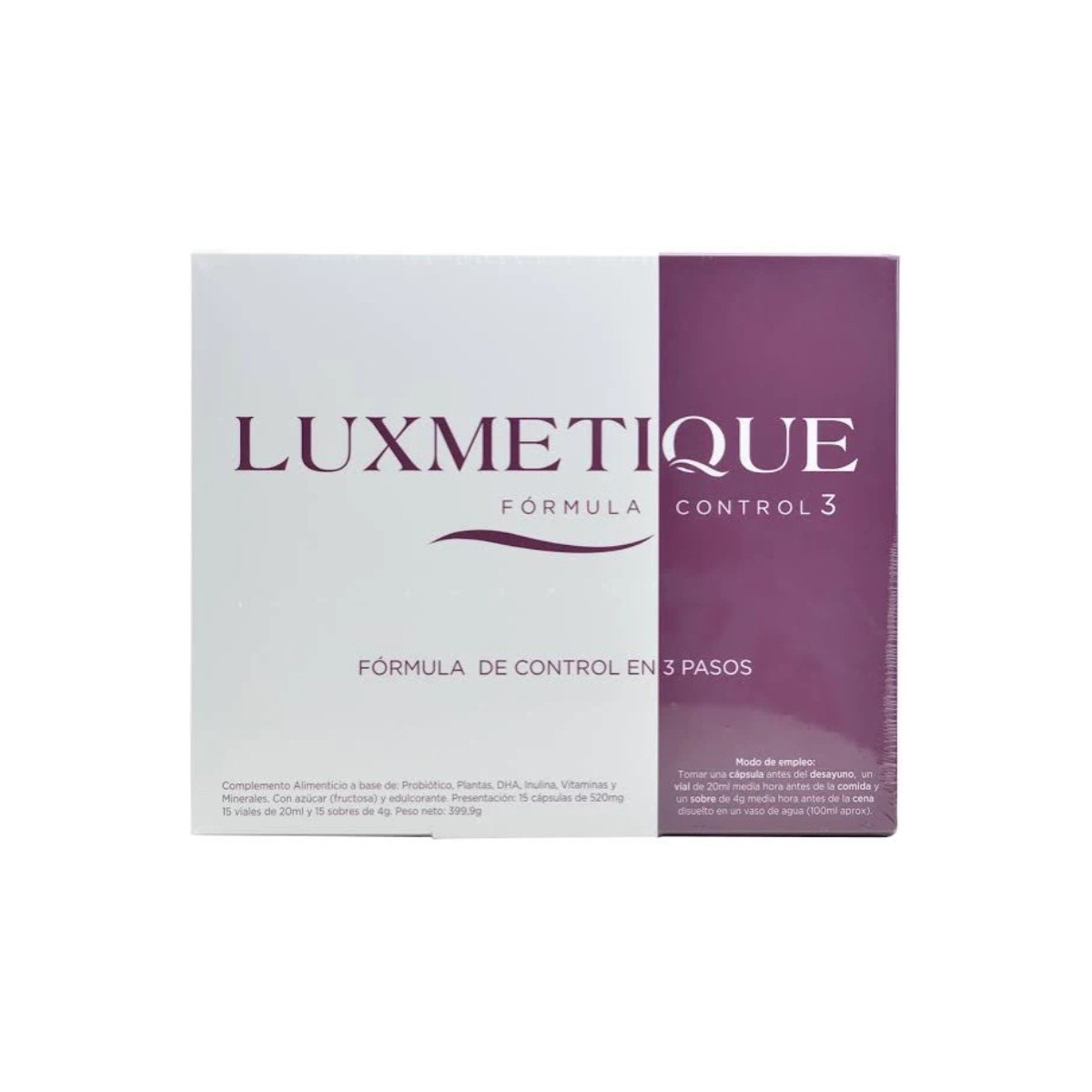 luxmetique formula control 3