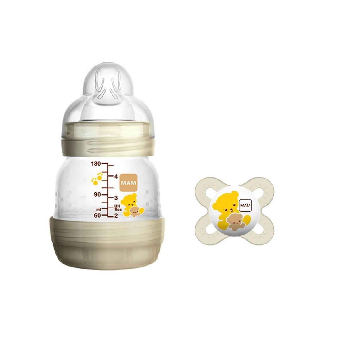 mam anti colic 130ml chupete start