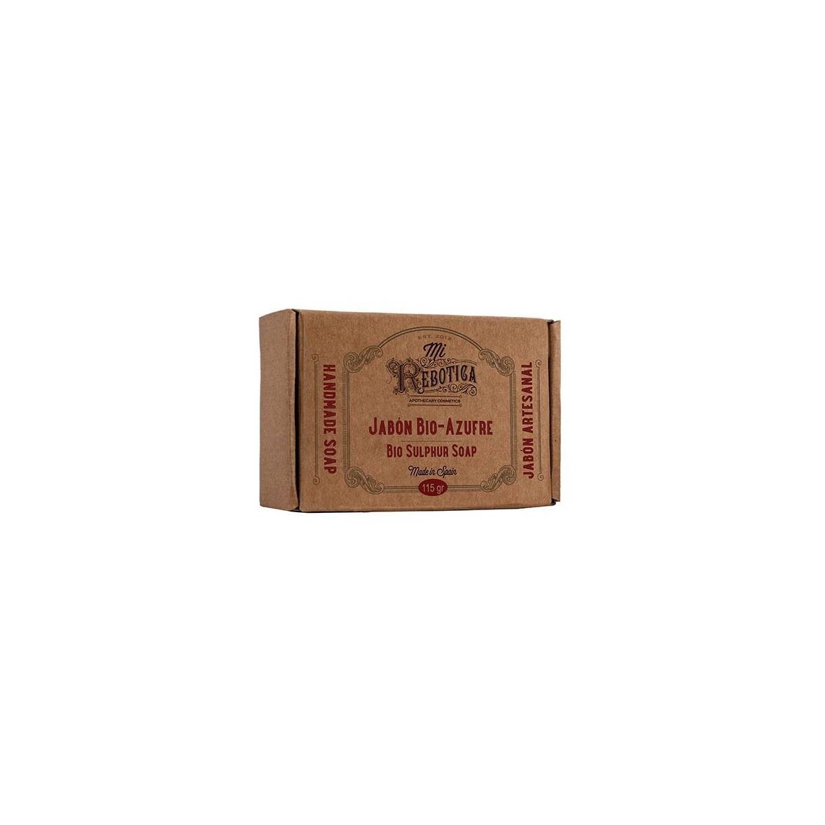 mi rebotica jabon tratamiento bio azufre 115g