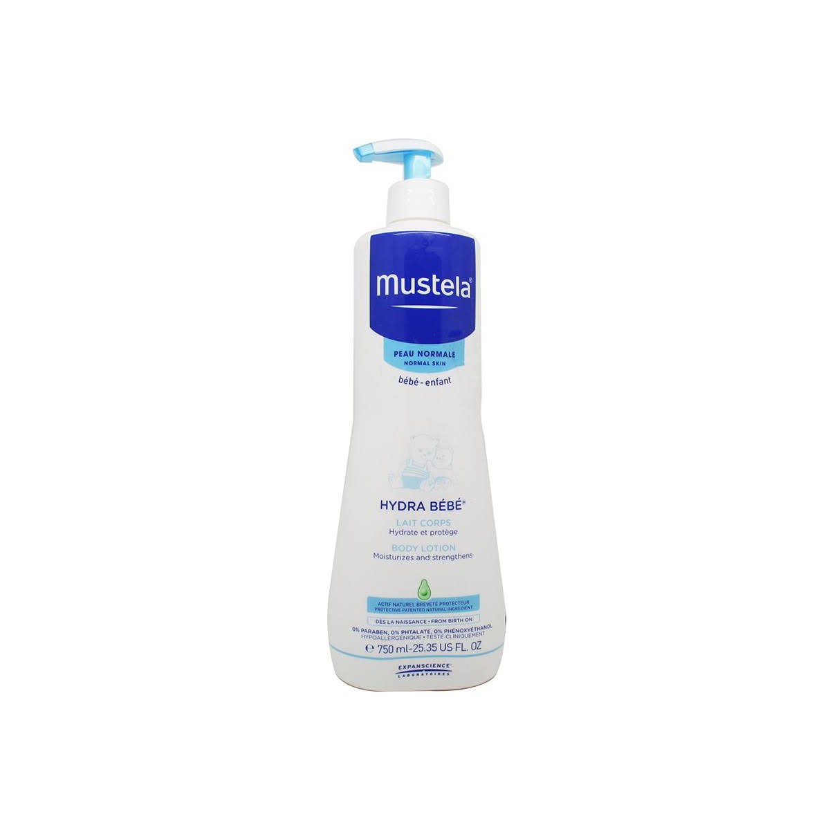 mustela hydra bebe leche corporal 750 ml