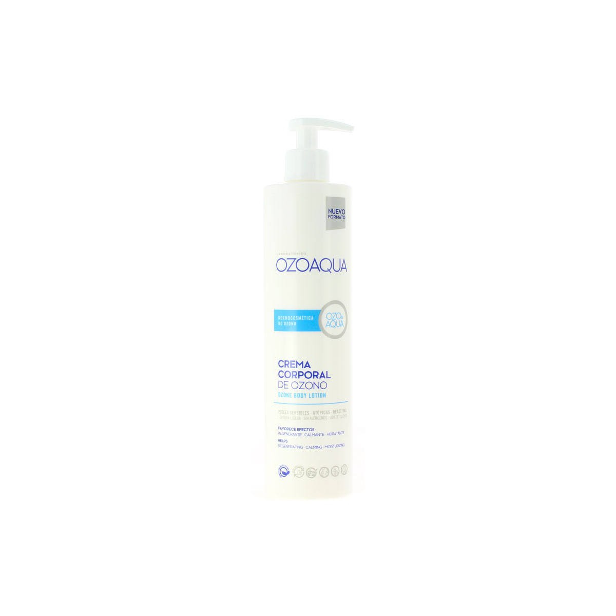 ozoaqua crema corporal de ozono 500 ml