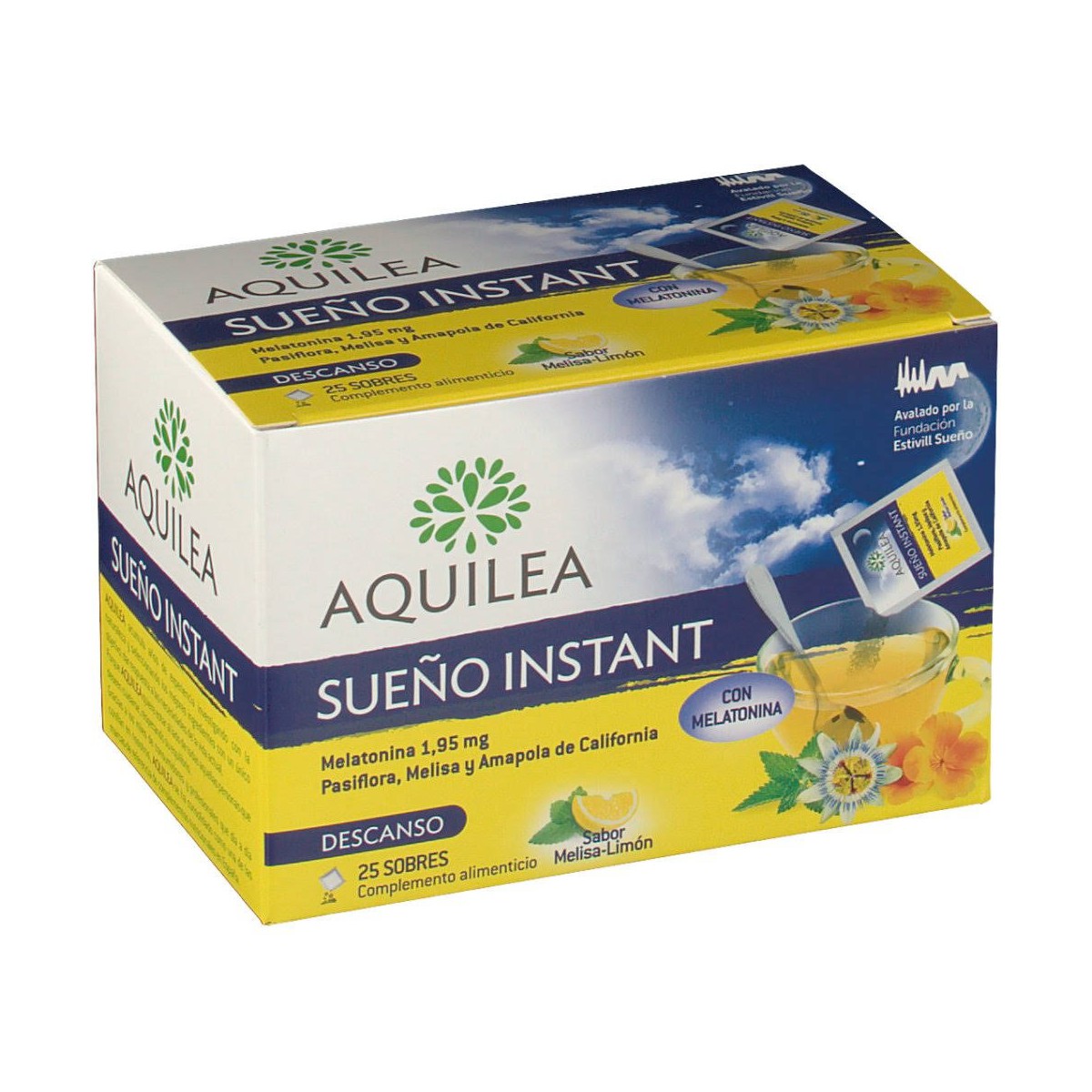 aquilea sueno instant 25 sobres