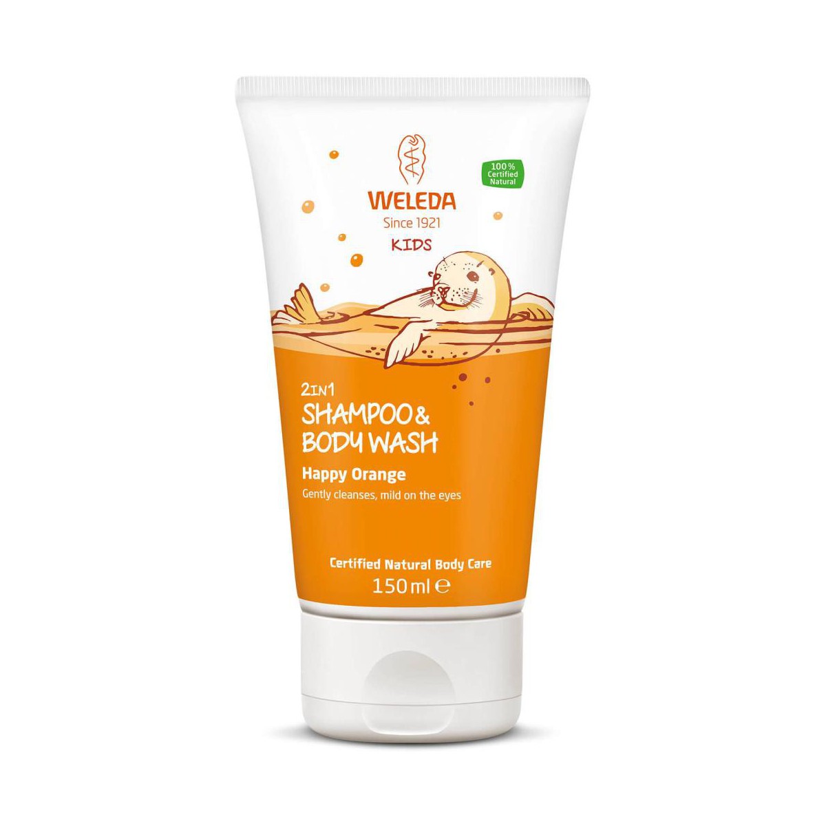 weleda 2 en 1 champu y gel kids naranja frutal 150ml