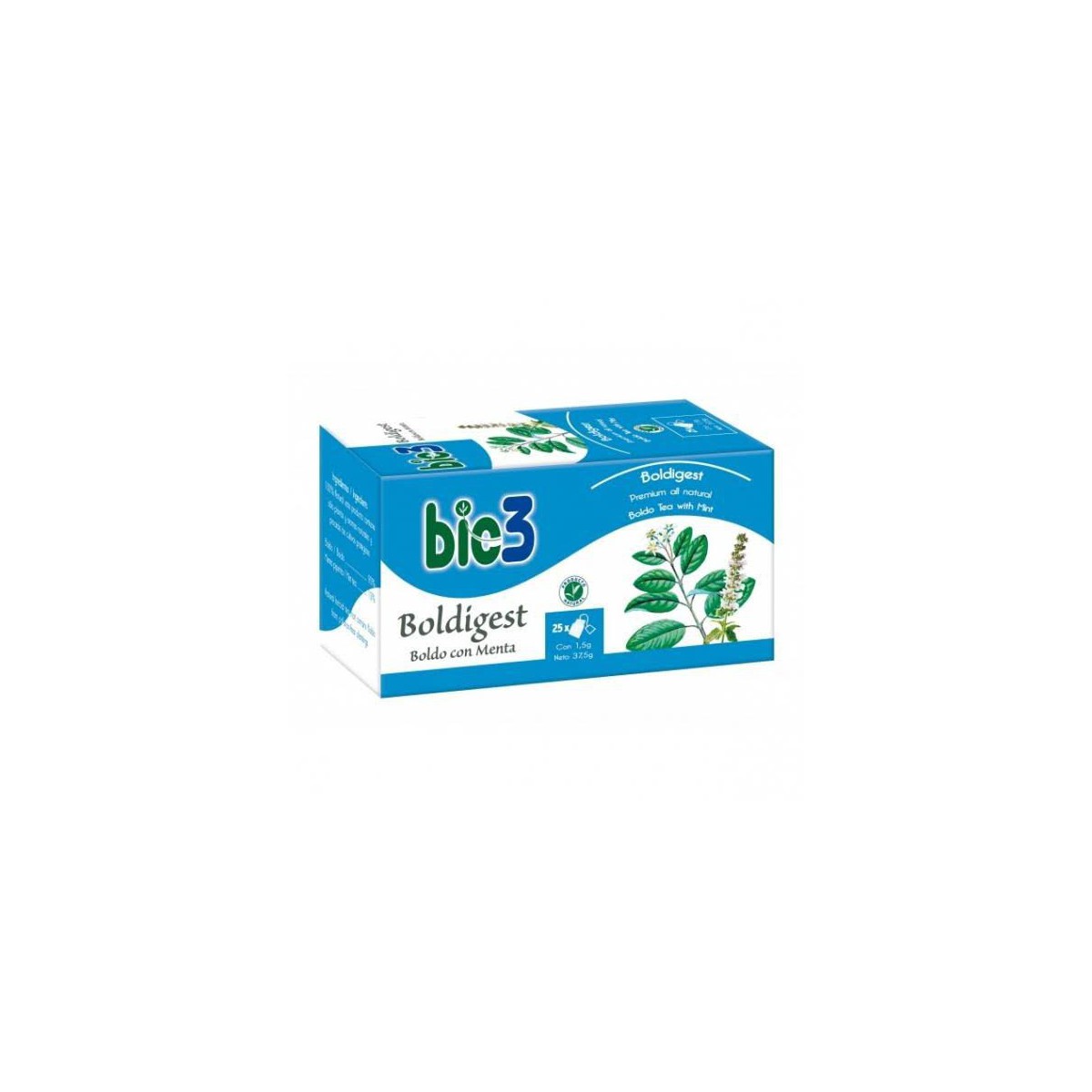 bie3 boldo con menta 25 bolsitas