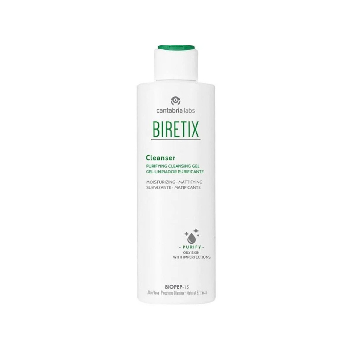 biretix cleanser gel limpiador purificante 200 ml