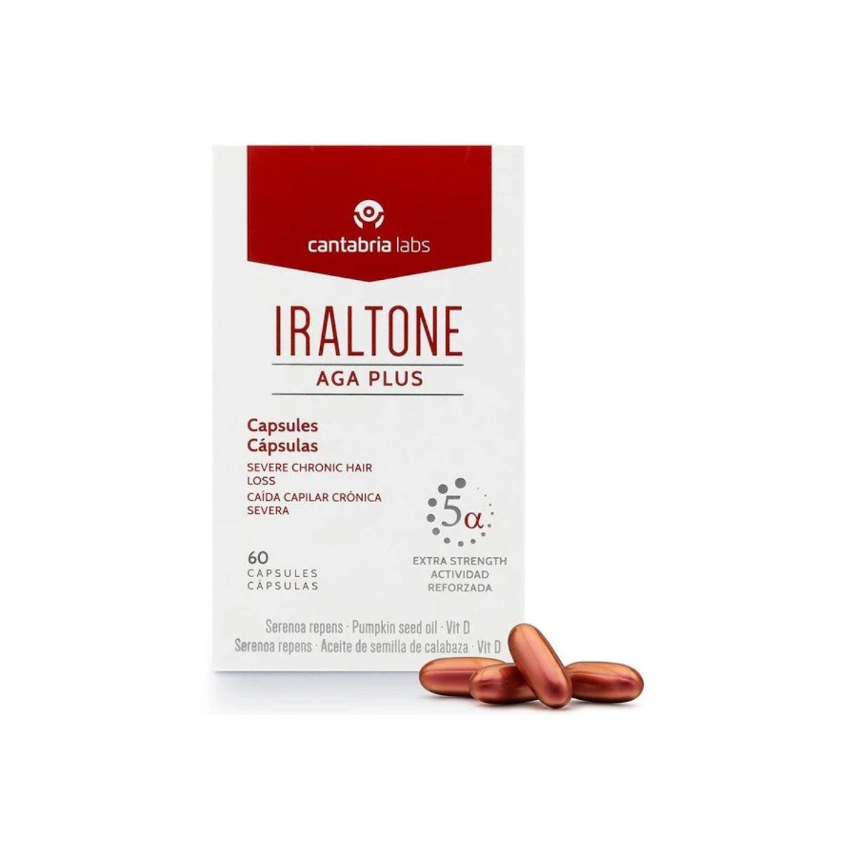 iraltone aga plus 60 capsulas