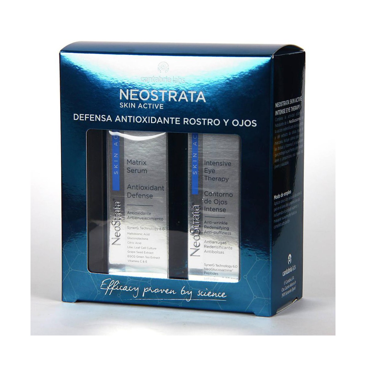 neostrata pack skin active matrix serum 30 ml contorno de ojos 15g