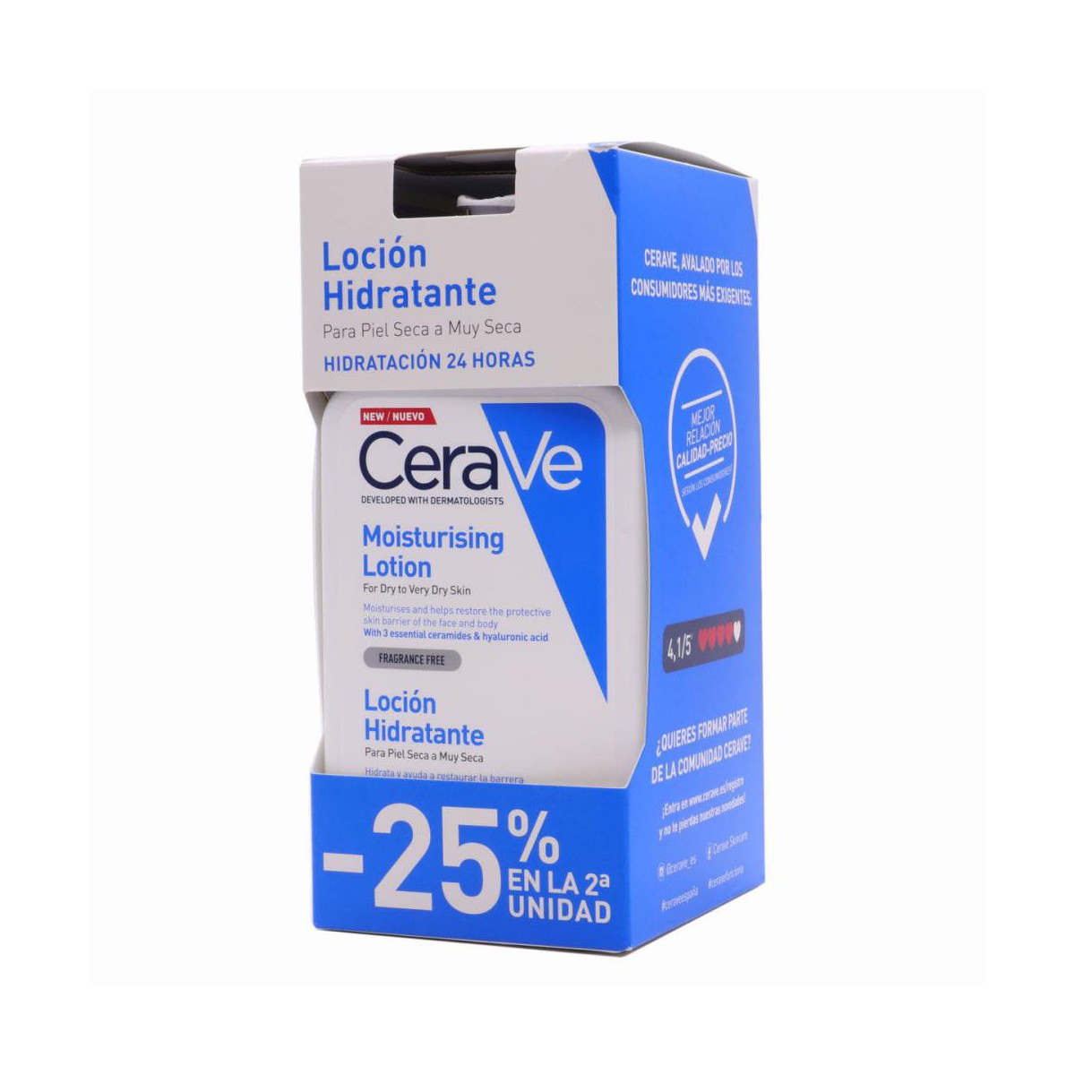cerave duplo locion hidratante 2ud