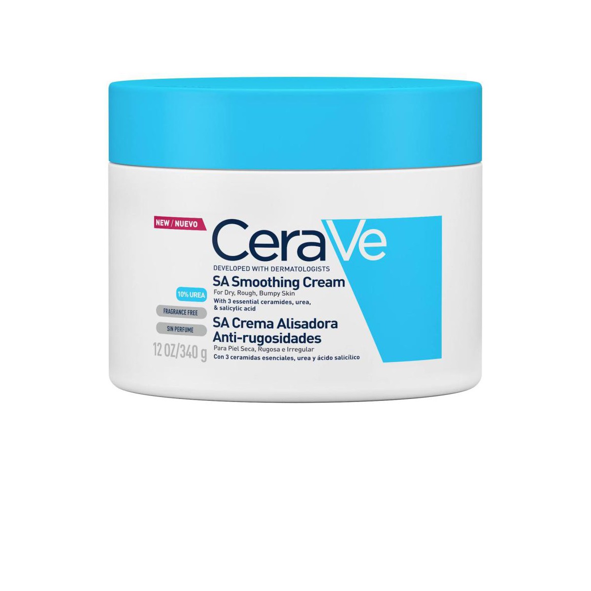 cerave sa crema alisadora anti rugosidades 340 g