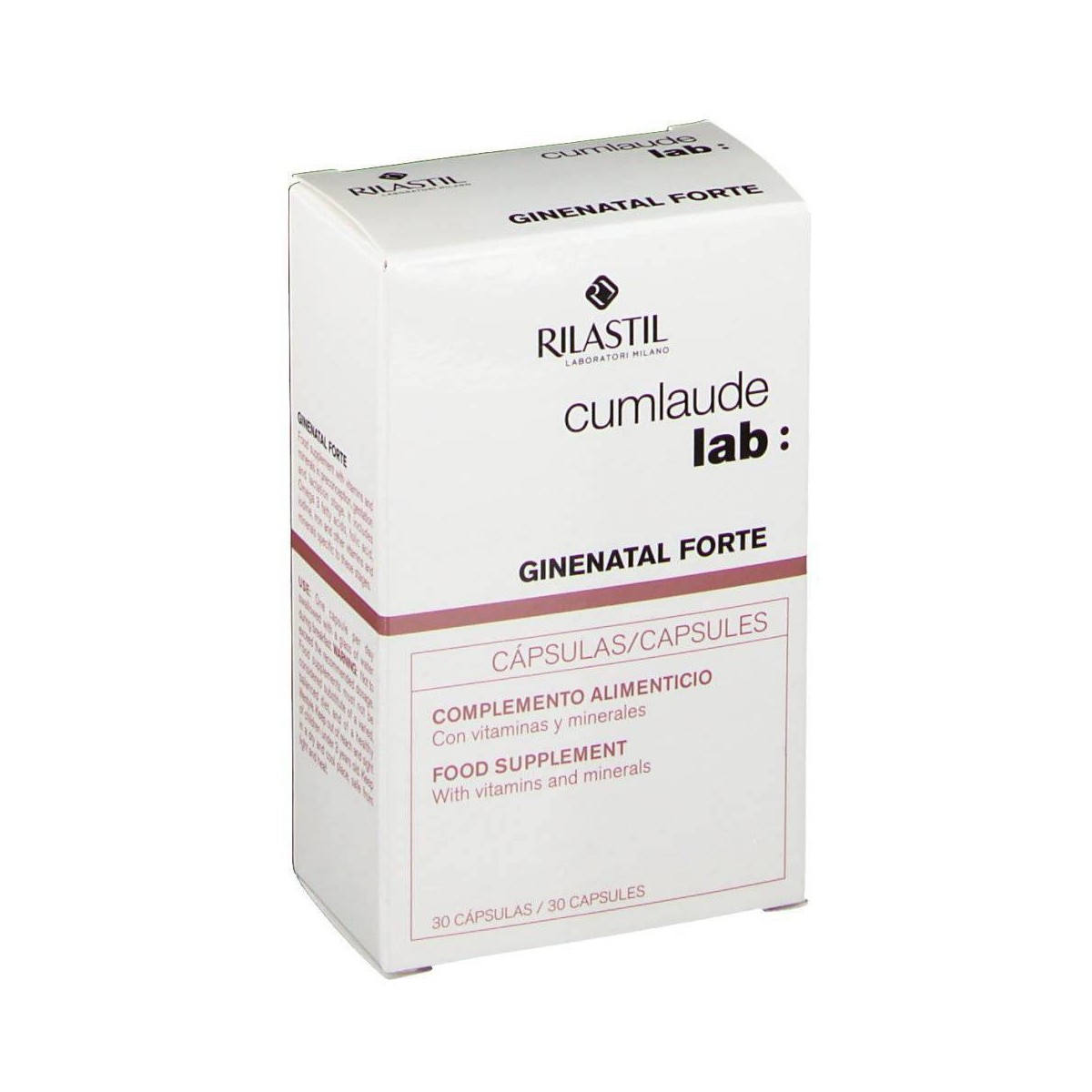 ginenatal forte 30 capsulas cumlaude