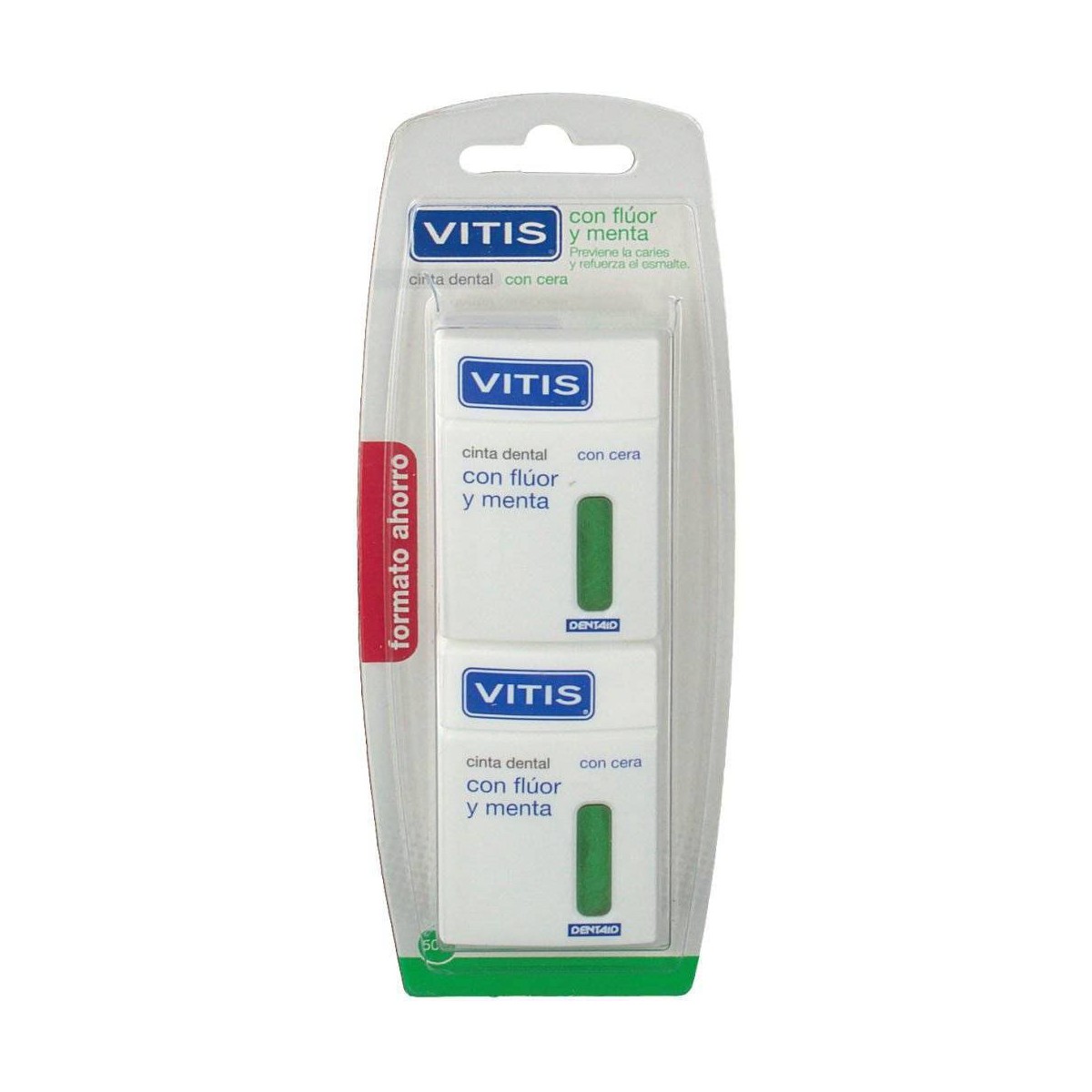 vitis cinta dental con fluor y menta duplo
