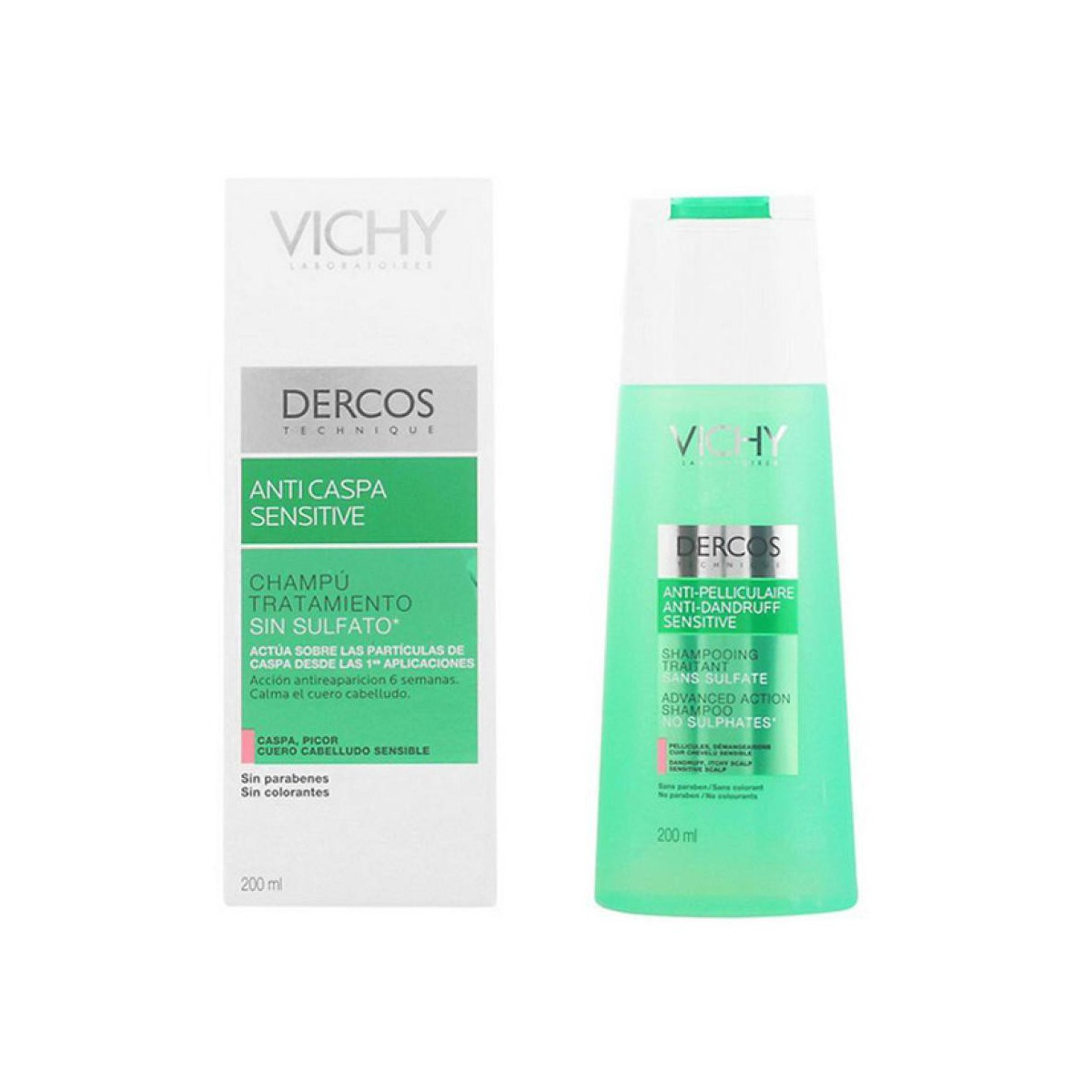 vichy dercos champu anticaspa sensitive 200 ml