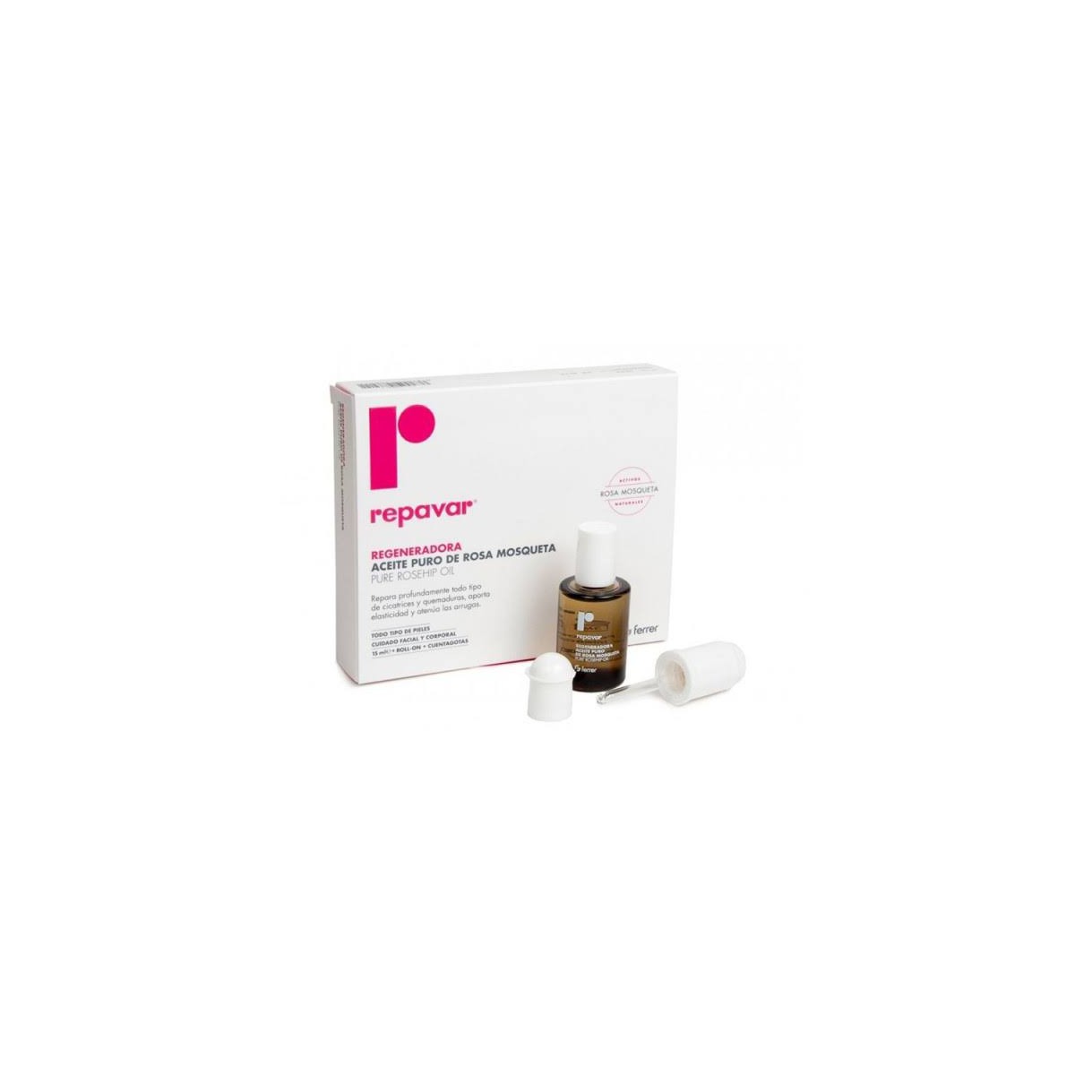 repavar aceite puro rosa mosqueta 15 ml